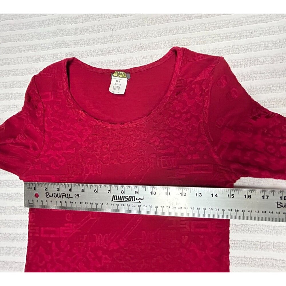 Dolcezza Womens Pullover Sweater Embroidered Long… - image 4